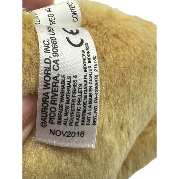 Destination Nation Aurora Saber Tooth Tiger Plush Stuffed Animal 10" FLAW - Picture 8 of 8